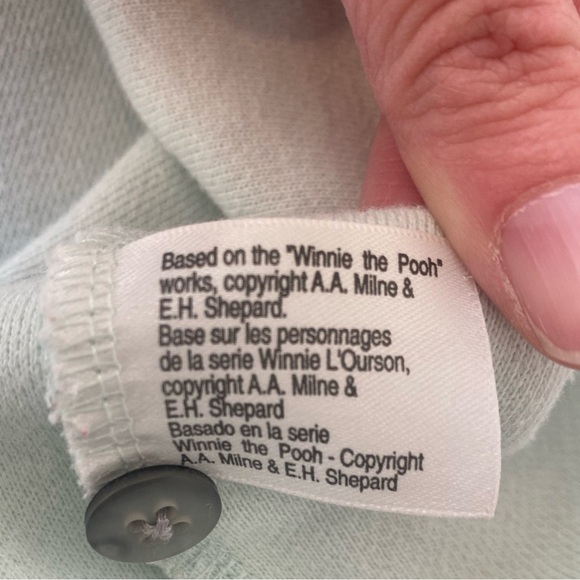 Disney Winnie The Pooh Collared Embroidered Graphic Sweatshirt Size XL - Picture 7 of 8